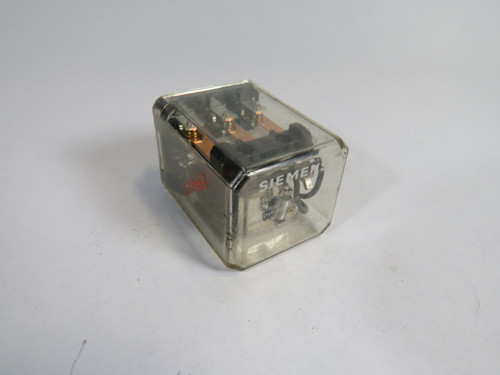 Siemens SUP14D15-24 Coil Relay 24VDC 3A 1/2HP 600VAC 11 Blade USED
