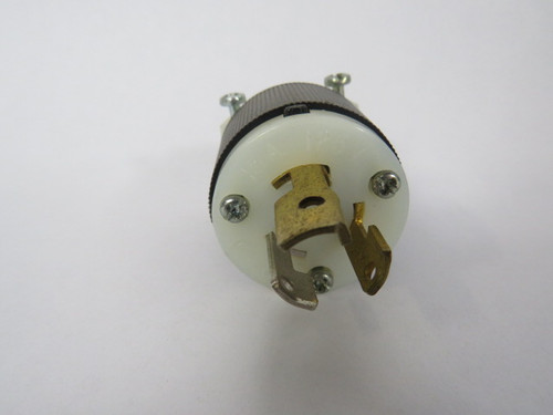 Hubbell HBL4720C Twist Lock Plug 15A 125V 3W 2P USED