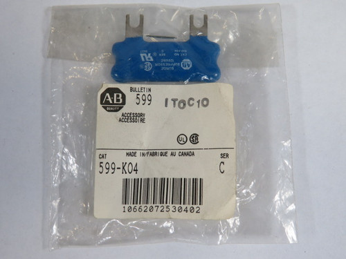 Allen-Bradley 599-K04 Surge Suppressor SER C 120VAC ! NWB !