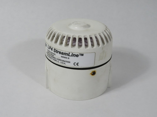 Federal Signal LP4-09-028 Series B Low Profile Sounder 9-28VDC COSMETIC DMG USED