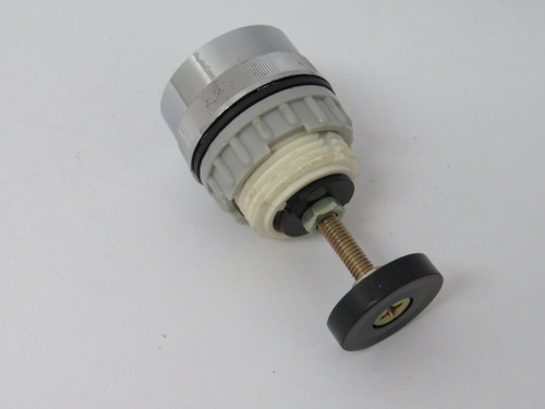 Generic Momentary Black 22.5mm Panel Mount Push Button 3/4" SHAFT SHELF WEAR NOP