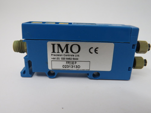 IMO FP200P Fiber Optic Proximity Switch NO PLASTIC COVER/SHELF WEAR NOP