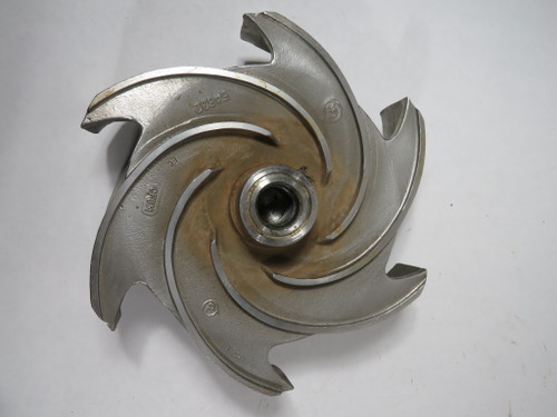 Goulds 101-528-1203 54632 6-Vane Impeller CF8M 4x6-10 RUST/COS DMG USED