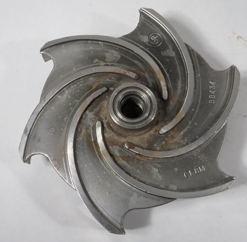 Goulds C00262A02 58434 6-Vane Impeller 3x4-10H CF8M RUST/COS DMG USED