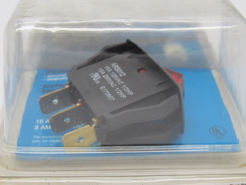 Ideal 774039 Lighted Rocker Switch RED ON/OFF 16A 125VAC 1/3HP NEW