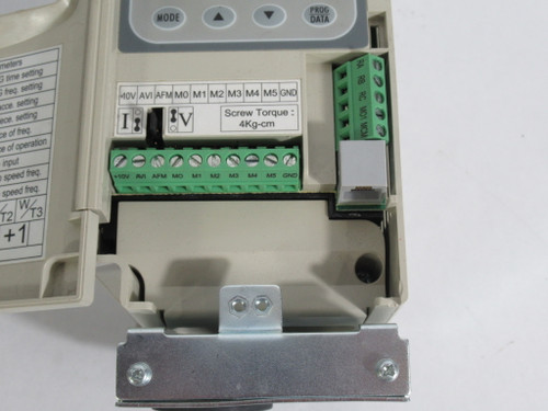 Delta VFD004S21B Variable Frequency Drive 1Ph@6.5A/3Ph@3A 200-240V USED