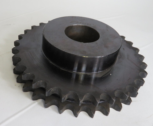 Tsubaki D60B32X2 Dual Sprocket 2" Bore 32 Teeth 60 Chain 3/4" Pitch USED