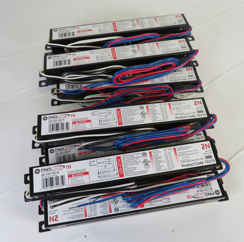 General Electric GE-232-MV-N 72275 Ballast 120-277V 50/60Hz 10Pk COS/BOX DMG NEW