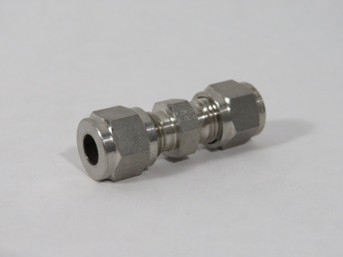 Hoke 4U316 Gyrolok Stainless Steel Union 1/4" Tube OD NOP