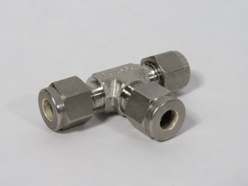 Swagelok SS-400-3 Stainless Steel Union Tee 1/4" Tube OD NOP