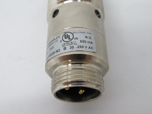 Allen-Bradley 872C-A10N30-N3 Series B Proximity Sensor 20-250VAC 10mm 500mA NOP