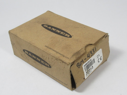 Banner 37013 Q45BW22LPQ Rugged Rectangle Sensor 0.15-6m 90-250VAC BOX DMG NEW