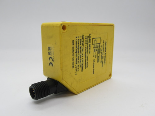 Banner Q60VR3LAF2000Q1 Adjustable-Field Laser 24-250VAC 12-250VDC 3A USED