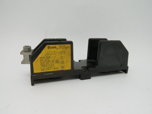 Bussmann J60100-1STR Fuse Block 100A 600V 1-Pole USED