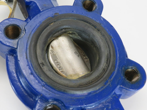 Keystone 222-786-LE Lug-Style Butterfly Valve 2" 4-Bolt 250 psi SHELF WEAR NOP