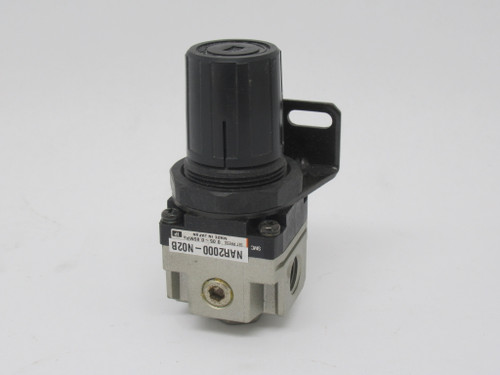 SMC NAR2000-N02B Pneumatic Regulator 1/4" NPT 0.05-0.85MPa 150psig USED
