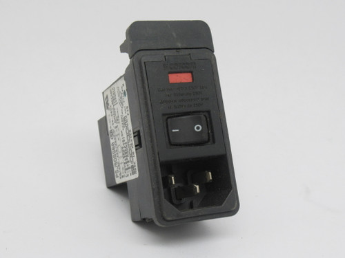 Corcom PSJS0SS60 Multi Function Power Entry Filter 120/250VAC 6A 50-60Hz USED