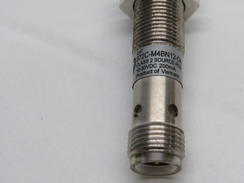 Allen-Bradley 872C-M4BN12-D4 Series E Proximity Sensor 10-30VDC 4mm 200mA USED
