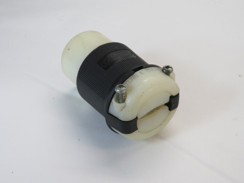 Hubbell HBL2743CN Female Connector 30A 600V 4W 3P USED