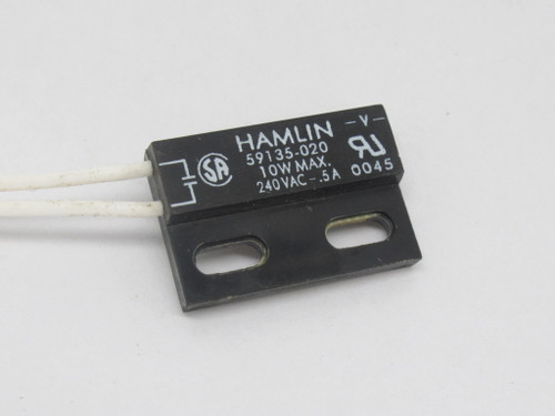 Hamlin 59135-020 High Temperature Flange Mount Proximity Sensor 15mm 240VAC USED