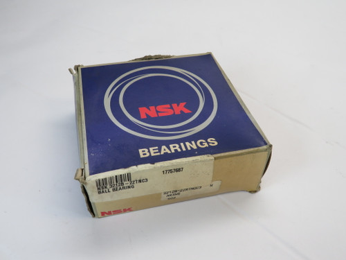 NSK 3212B-2ZTNC3 Angular Contact Ball Bearing 110mm OD 60mm ID BOX DAMAGE NEW
