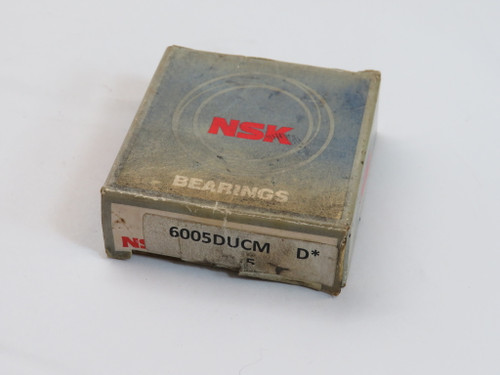 NSK 6005DUCM Deep Groove Ball Bearing 47mm OD 25mm ID 12mm W NEW