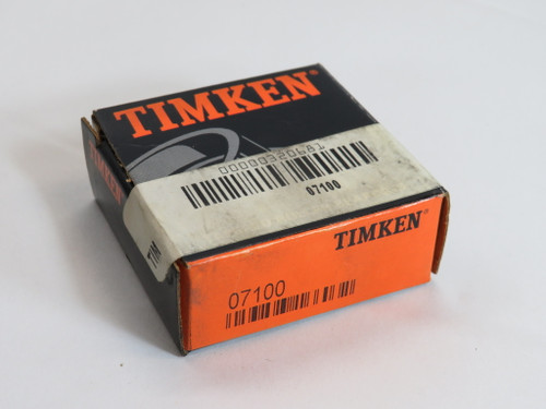 Timken 07100-20024 Tapered Roller Bearing Cone 1" Bore 0.5614" W NEW