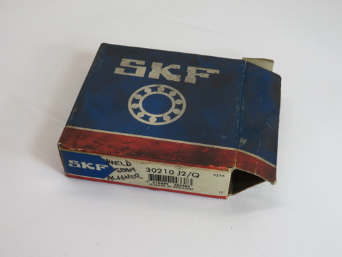 SKF 30210 J2/Q Tapered Roller Bearing 90mm OD 50mm ID 21.75mm W BOX DAMAGE NEW