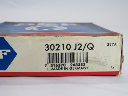 SKF 30210 J2/Q Tapered Roller Bearing 90mm OD 50mm ID 21.75mm W SEALED NEW