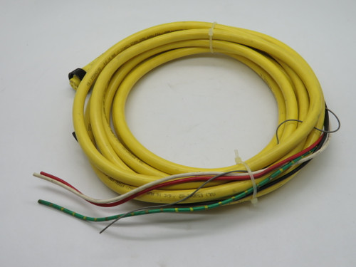 Brad Harrison 104000A01F200 4P Female Straight Cord Assy CUT 16.5' USED