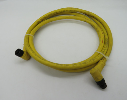 Brad Harrison 884033C02M020 90DEG Male/Female Cordset 4 Pole 4A 250V 2m USED