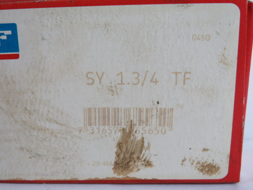 SKF SY1.3/4TF Pillow Block Bearing 2-Bolt 1-3/4" Bore SEALED NEW