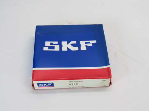 SKF 6212 Deep Groove Ball Bearing 110mm OD 60mm ID 22mm W SEALED NEW