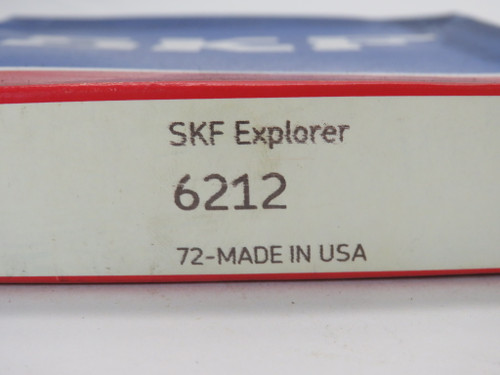 SKF 6212 Deep Groove Ball Bearing 110mm OD 60mm ID 22mm W SEALED NEW