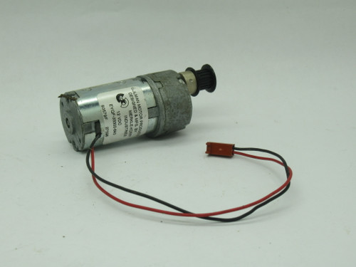 Colman EYQF-33300-640 Gearmotor Type F 135.57RPM 1.21Lb-In 12VDC 0.45A USED