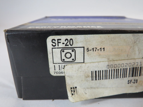 Sealmaster SF-20 Flange Block Bearing 4-Bolt 1-1/4" Bore SEALED NEW