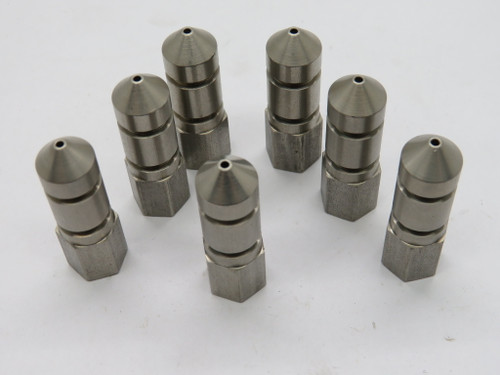 Nordson 249503D Venturi Nozzle .063" ID 1/8" NPT *NO O-RING* Lot of 7 NWB