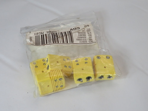 Omega OST-K-F Thermocouple Connector Type K 5-Pack NWB