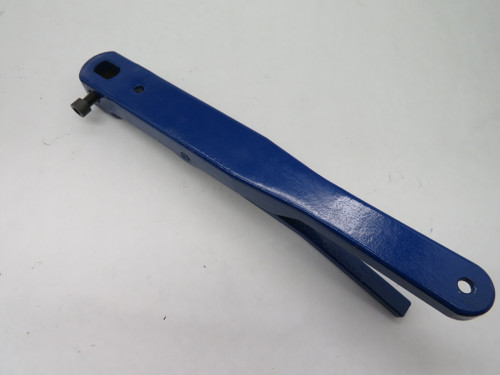 Keystone 060K Metal Blue Butterfly Valve Handle WRITING SHELF WEAR NOP