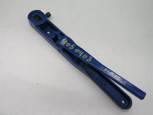 Keystone 060K Metal Blue Butterfly Valve Handle WRITING SHELF WEAR NOP