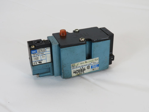MAC 82A-AC-000-TM-DAAP-1DA Solenoid Valve 110V@50Hz 120V@60Hz NO SEAL USED