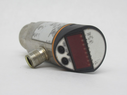 IFM PN5004 Pressure Sensor 0-10 bar 0-1000 kPa 0-145 psi G1/4 Port 18-36VDC USED