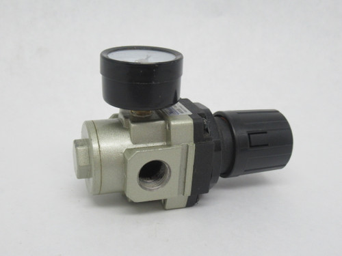 Mettle Air AR3000-N03 Air Regulator w/ Pressure Gauge 3/8" NPT 7-125 psi USED