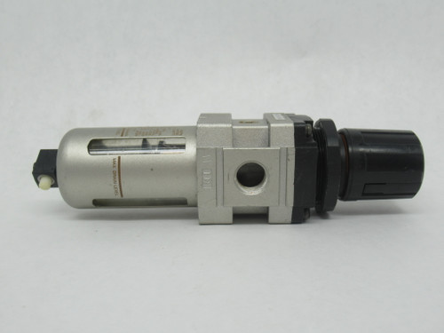 SMC NAW3000 Air Filter Regulator 1/4" Port 7-120psi USED