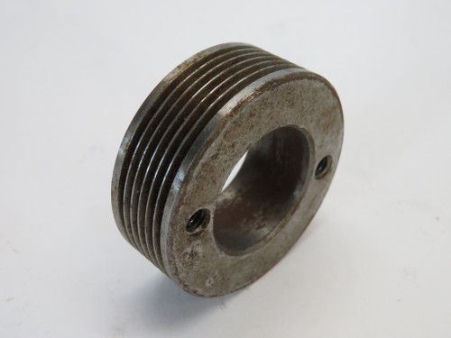 Browning 6J21G Sheave 3/8"-1"ID G Bushing 6 Groove 2-1/8"OD J Belt RUST USED