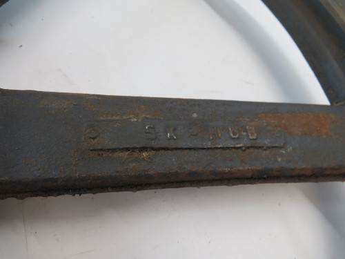 Stratford 3V19.00X2 Sheave 1/2-2-5/8"ID SK Bushing 2 Grooves 19"OD RUST USED