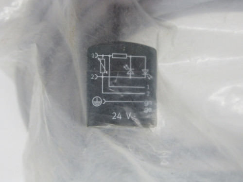Festo 151689 KMEB-1-24-5-LED Cable Solenoid Plug 24VDC 5m *RIPPED BAG* NWB