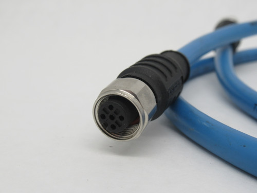 Turck RKCV-RKCV-FBY49BU-1.5M/5D Field Bus Cable M12 Female to Female 1.5m L USED