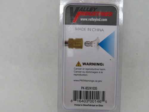 Valley Industries PK-85241035 Size 035 Nozzle 40DEG NEW
