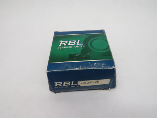RBL UC207-20 Insert Ball Bearing 2.835"OD 1.250"ID 1.6890"W DMG BOX NEW